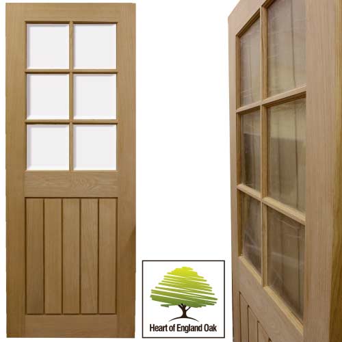 Glazed Doors Oak Half Glazed Doors