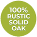 Solid Oak Rustic 3 Ledged V-Groove Barn Door