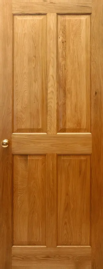Victorian 4 Panel Solid Oak Door