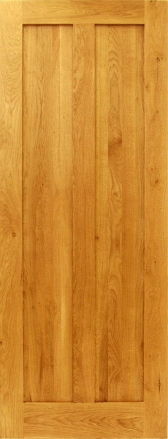 Solid Oak Two Panel Door