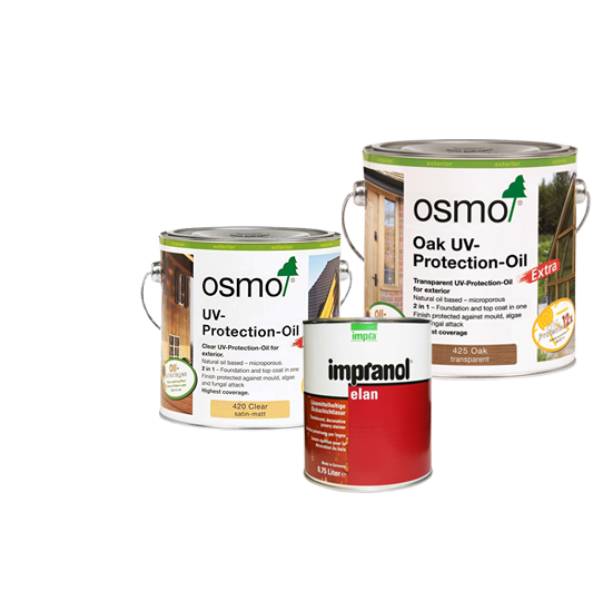 External Oak doors Oils Osmo & Impranol