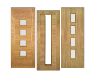 Oak Glazed Fire Doors