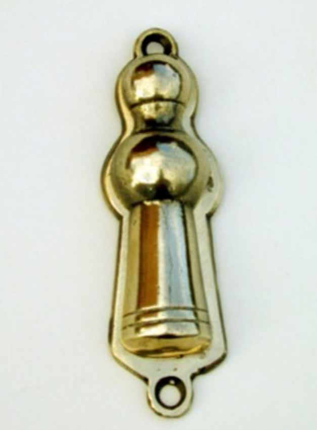 An image of Lady - Escutcheon - Aged Brass