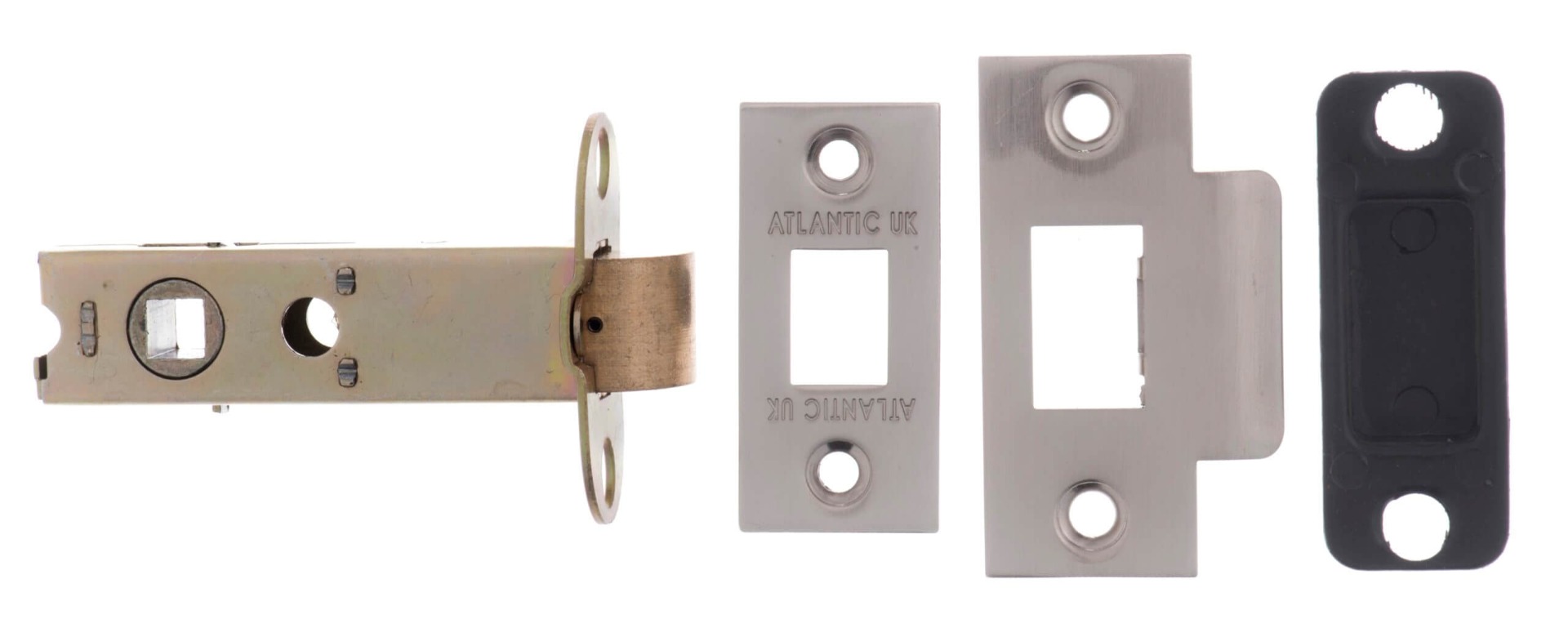 An image of 3" Heavy Duty Double Spring Internal Door Latch - Satin Nickel