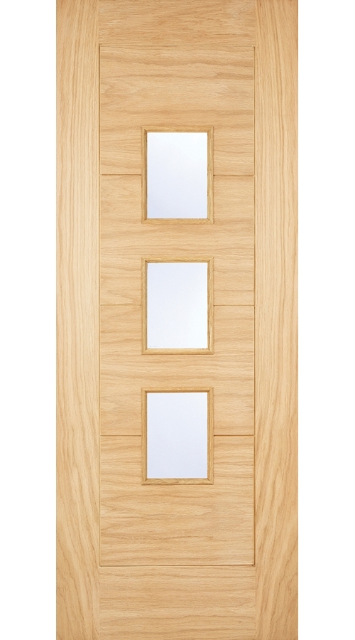 An image of Adoorable Oak Arta Glazed External Oak Veneer Doors