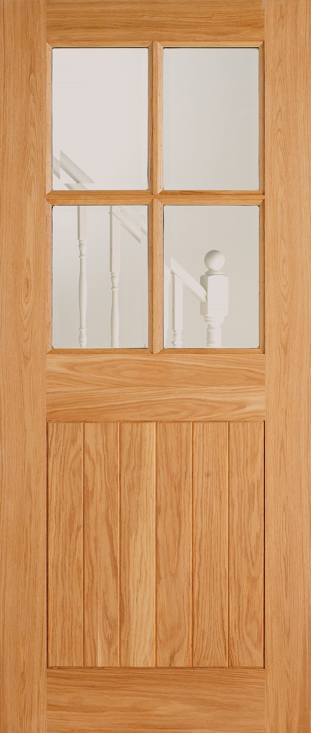 An image of 4 Panel Doors - Double Glazing Cottage Engineered Door