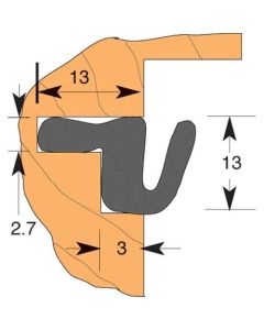 Aquamac 21 Door Seal