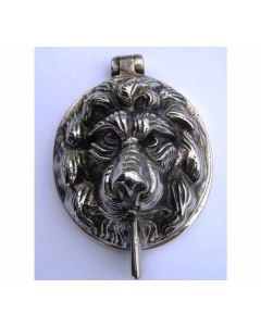 Lions Head - Lock Cover - Aged Nickel