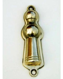 Lady - Escutcheon - Aged Brass