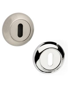 Key Escutcheon Pair On Round "C" Rose