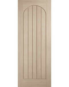 Mexicano Arched Square Top Prefinished Blonde Oak Door