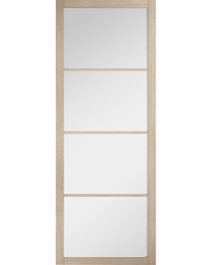 Soho 4L Prefinished Glazed Blonde Oak Door