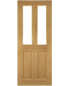 Bury Prefinished Oak Glazed FD30 Fire Door