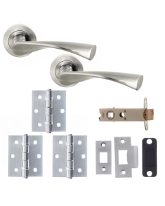 Colorado Door Lever - Satin Chrome Pack