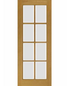 London French Glazed Oak Veneer Door