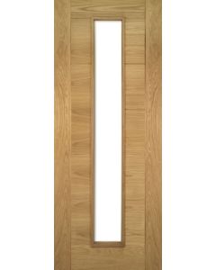 Seville Prefinished Oak Glazed Internal Door