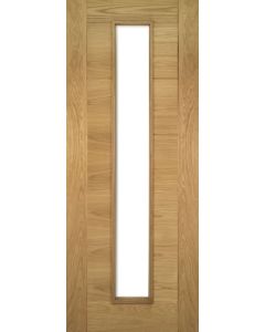 Seville Prefinished Glazed Oak Fire Door