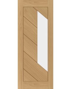 Torino Glazed Prefinished Oak Fire Door