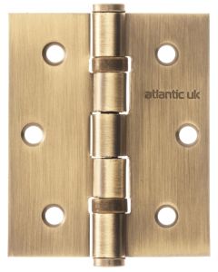 Matt Antique Brass 3" Butt Hinge Pair For Internal Doors