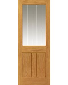 Thames Prefinished Oak Half Light Glazed Internal Door