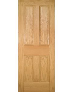 Kingston Internal Engineered Unfinished Oak Door