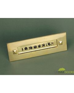 Classic Without Clapper - Letterbox - Aged Brass