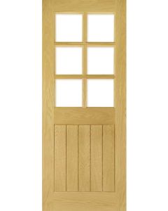 Mexicana Ely Internal Oak Glazed Door