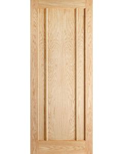 Lincoln Prefinished Oak 3 Panel FD30 Fire Door
