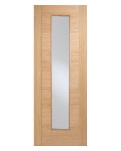 Vancouver Prefinished Oak Long Light Glazed FD30 Fire Door