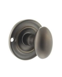 Solid Brass Oval WC Turn And Release
