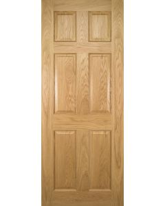 Oxford Victorian Six Panel Prefinished Oak Door