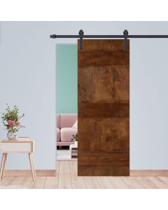Solid Oak Antique Reproduction Single Sliding Door Kit