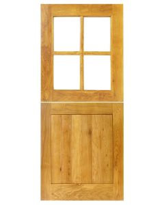 External 4 Panel Stable Solid Oak Door