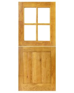 External 4 Panel Stable Solid Oak Door