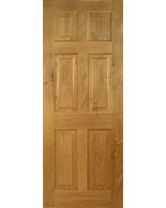 Victorian 6 Panel Solid Oak Door