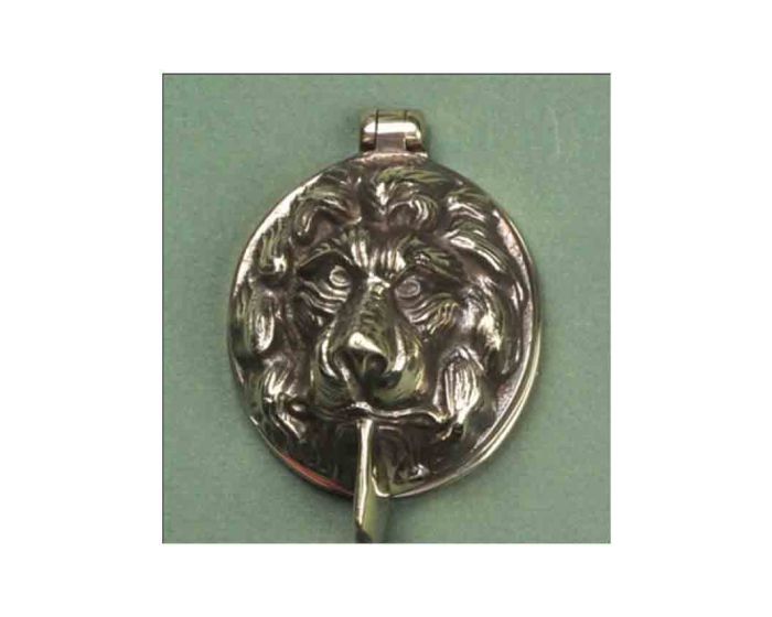 Lions Head - Lock Cover - Aged Brass