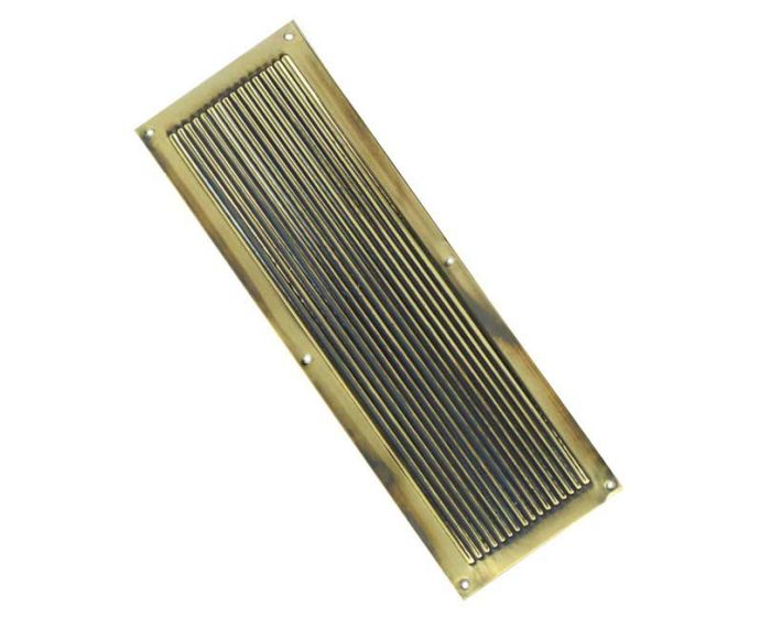 Chester - Finger Plate - Aged Brass