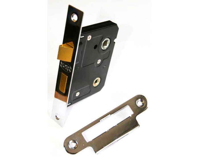 Nickel Mortice Bathroom Lock