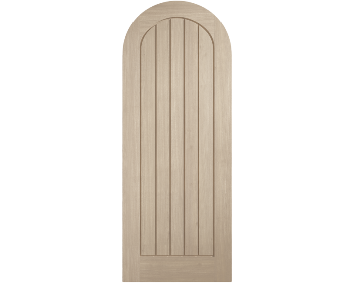 Mexicano Arched Prefinished Blonde Oak Door