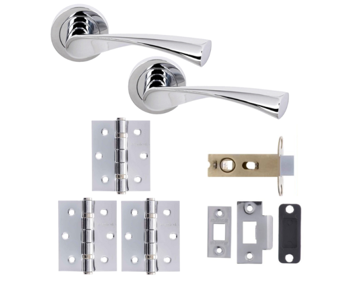 Colorado Door Lever - Polished Chrome Pack