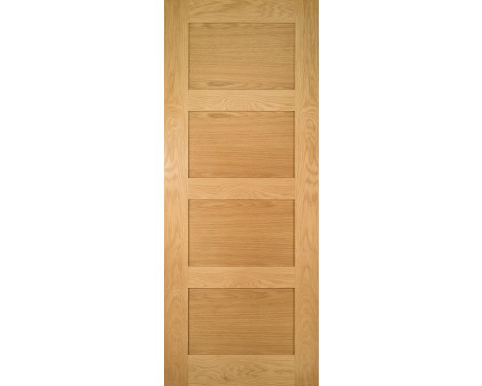 Coventry Four Panel Shaker Style Oak Door