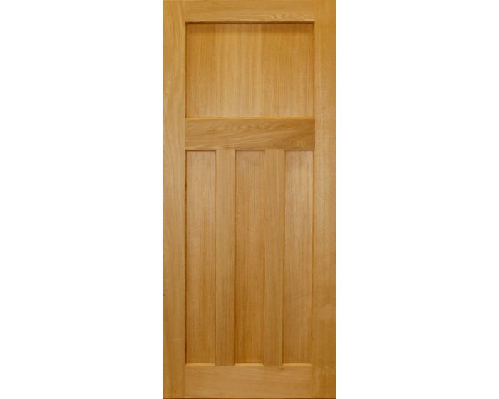 1930's Style Panelled Veneer Oak Door