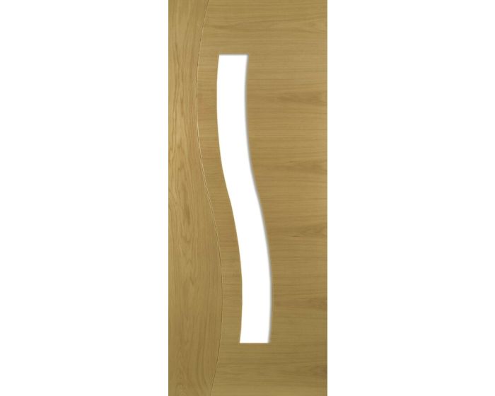 Cadiz Clear Glazed Prefinished Oak Doors