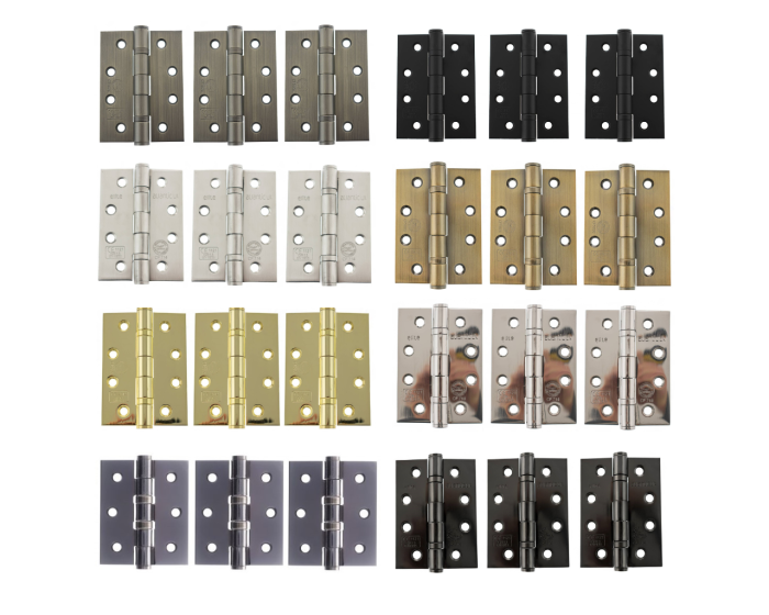 Butt Hinges Fire Rated 4" x 3" x 3mm Set of 3
