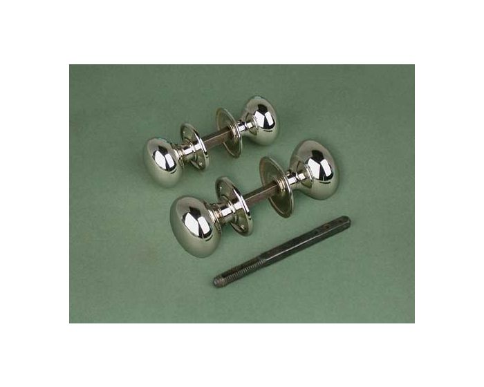 Small Cottage Knob (Mortice & Rim Lock) - Polished Nickel