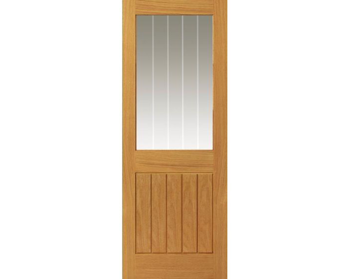 Thames Prefinished Oak Half Light Glazed Internal Door