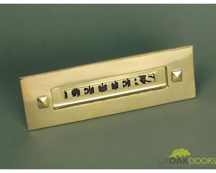 Classic Without Clapper - Letterbox - Aged Brass