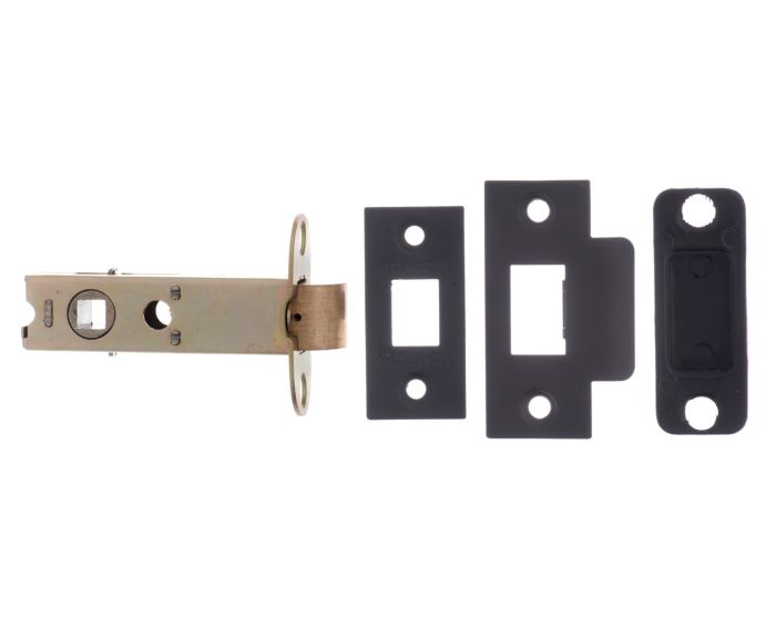 3" Internal Door Latch - Matt Black