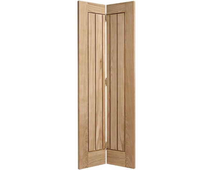 Mexicano Prefinished Oak Bi-Fold Door