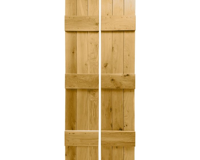 Solid Oak Bifold Barn Door
